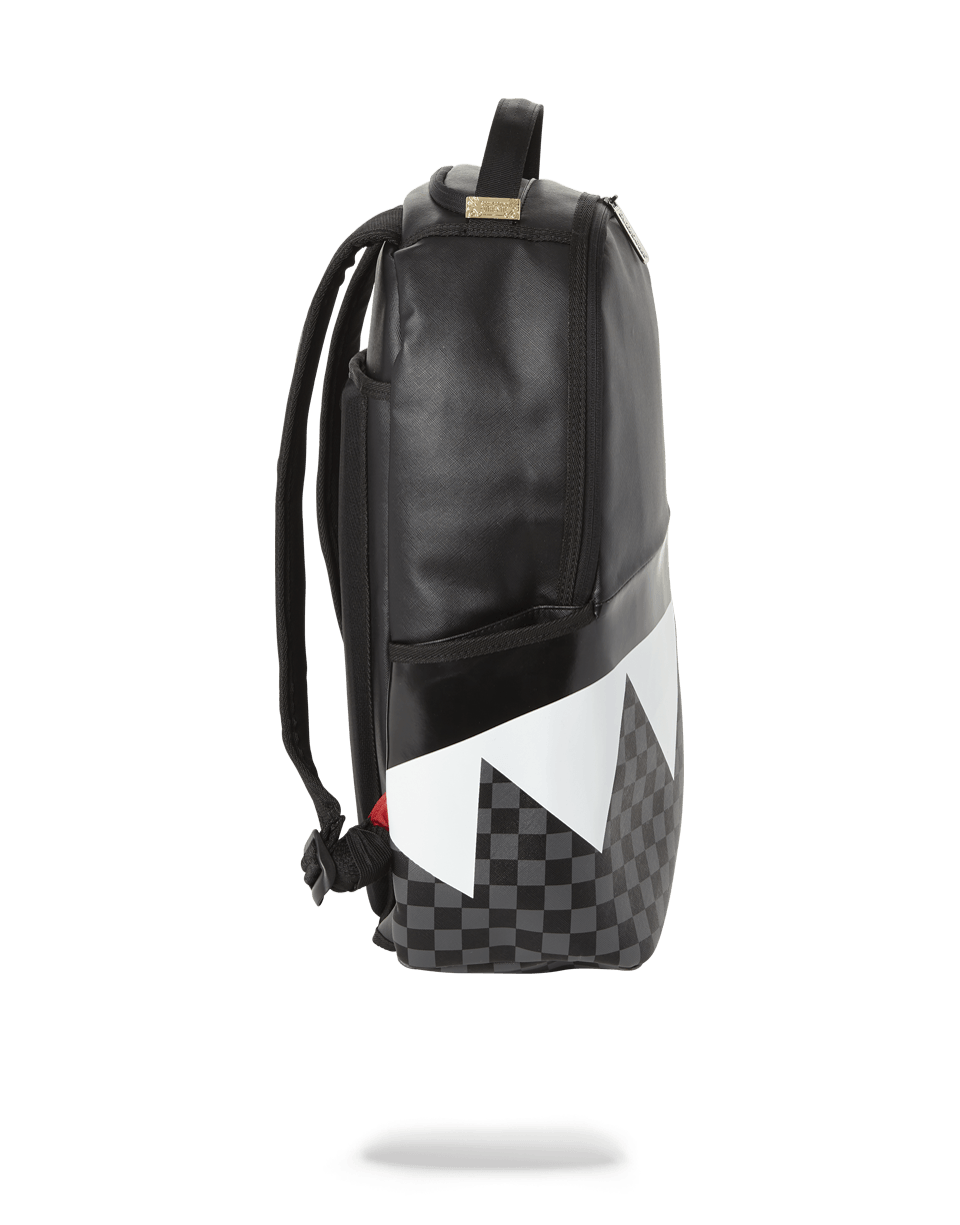 SPRAYGROUND Black Half Check Sharks In Paris Backpack (One Of One) — product image 4