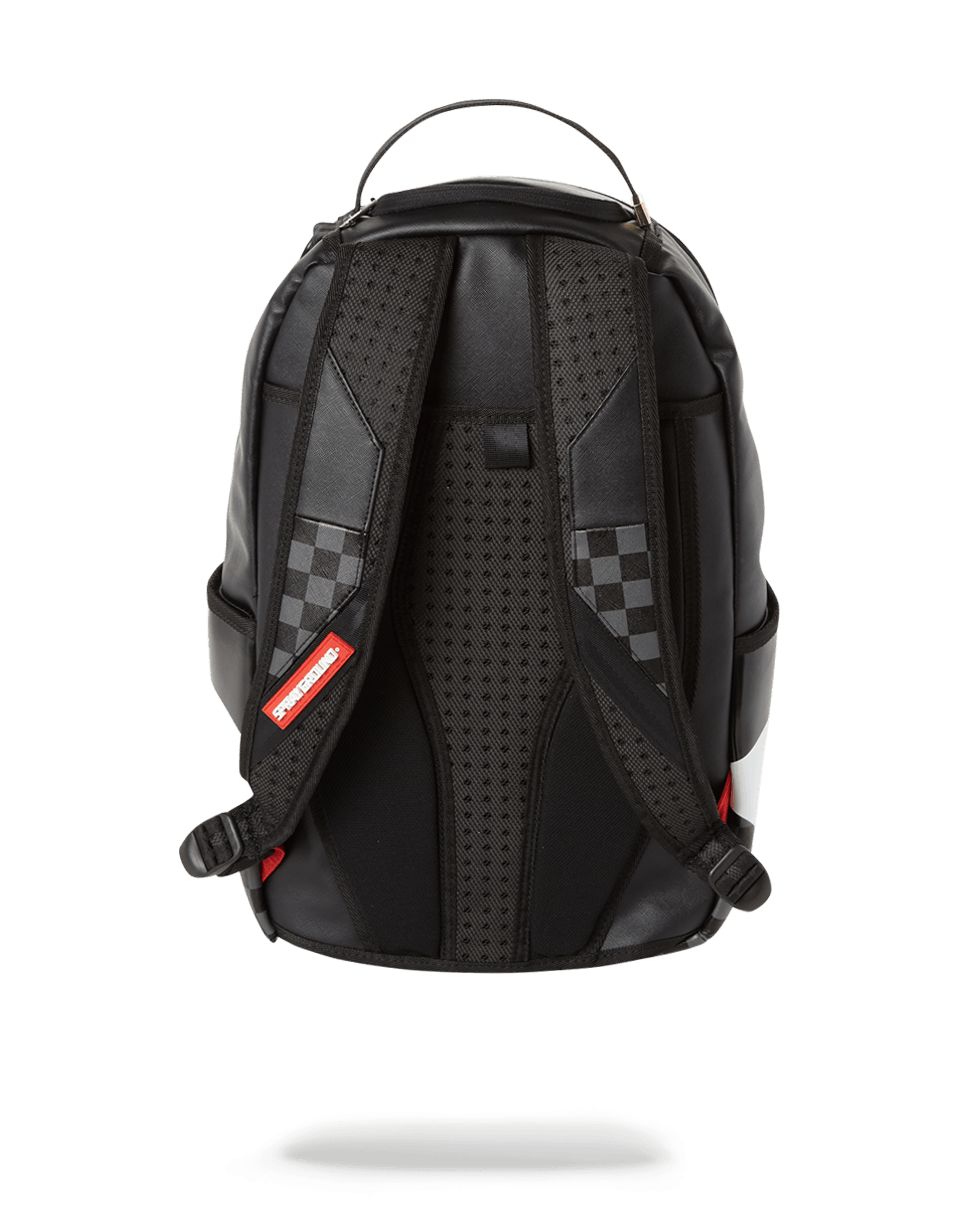 SPRAYGROUND Black Half Check Sharks In Paris Backpack (One Of One) — product image 5