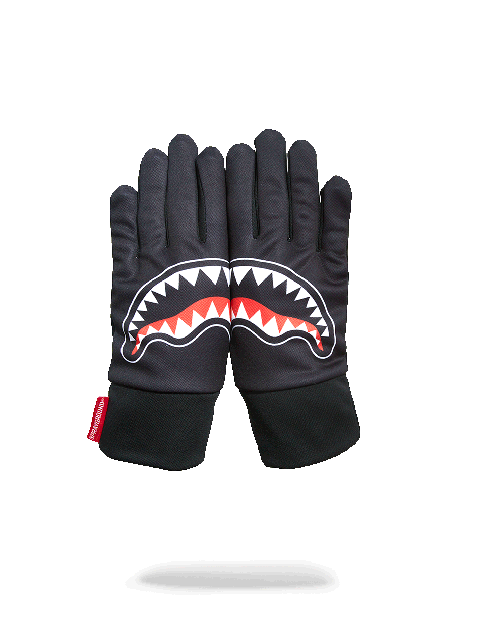 SPRAYGROUND Black Shark Mouth Gloves — product image 2