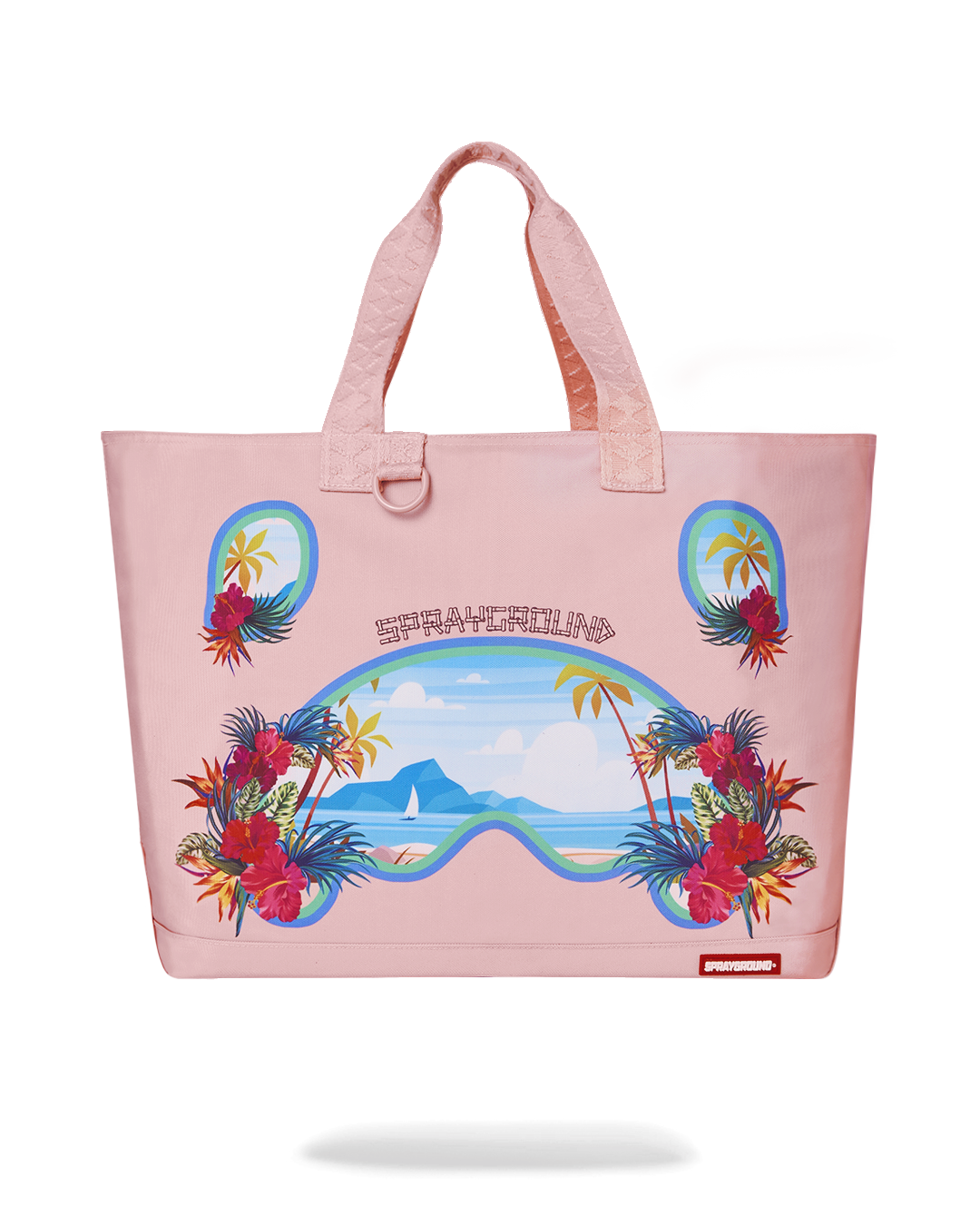 SPRAYGROUND Bora Bora Shark Island Villa Beach Tote — product image 1