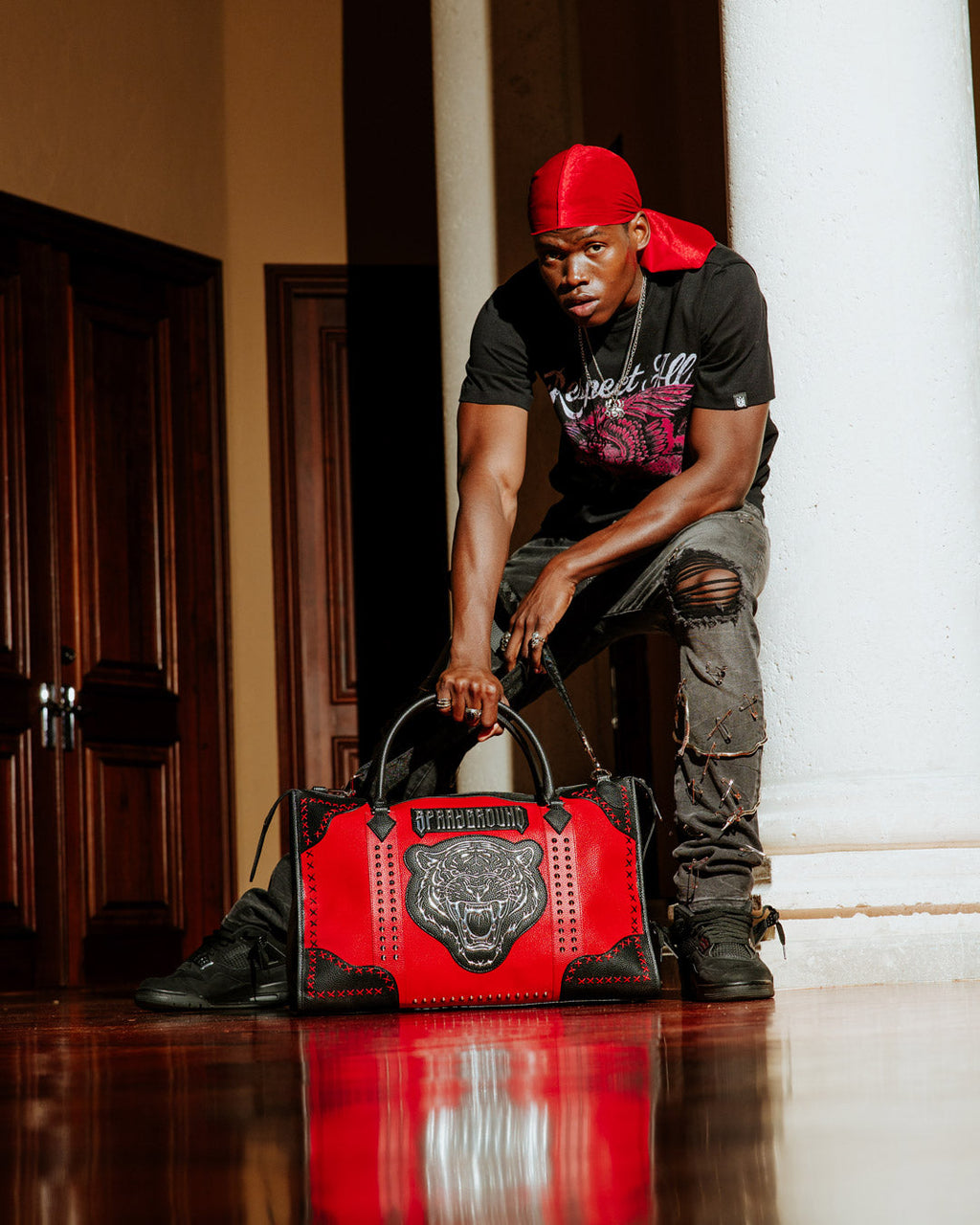 SPRAYGROUND Bronx Brawler Pyramid Duffle — product image 2
