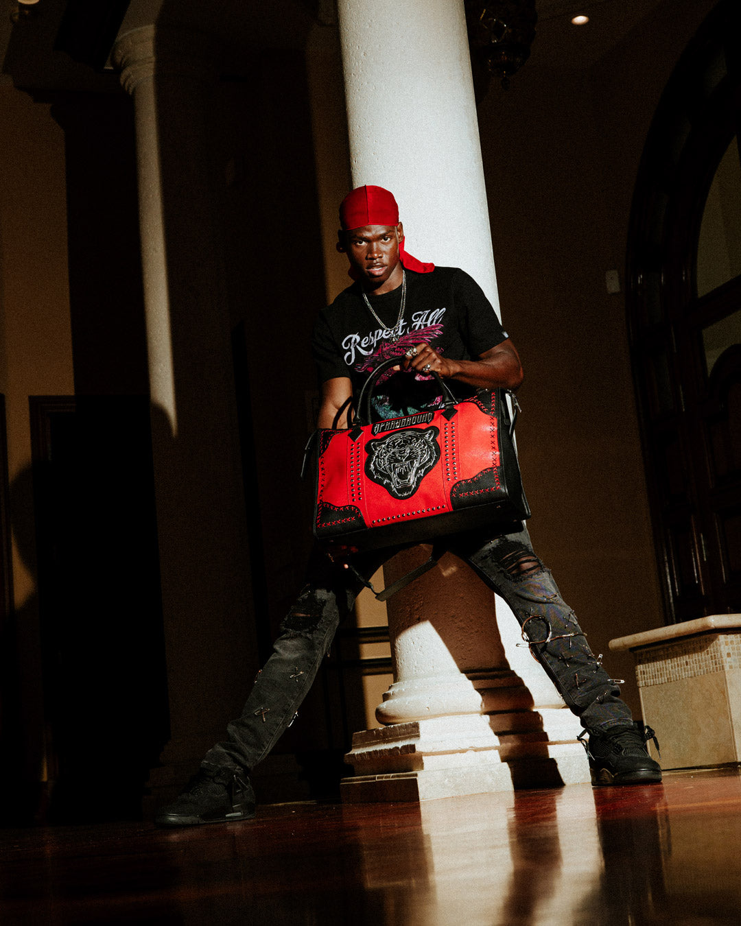 SPRAYGROUND Bronx Brawler Pyramid Duffle — product image 4