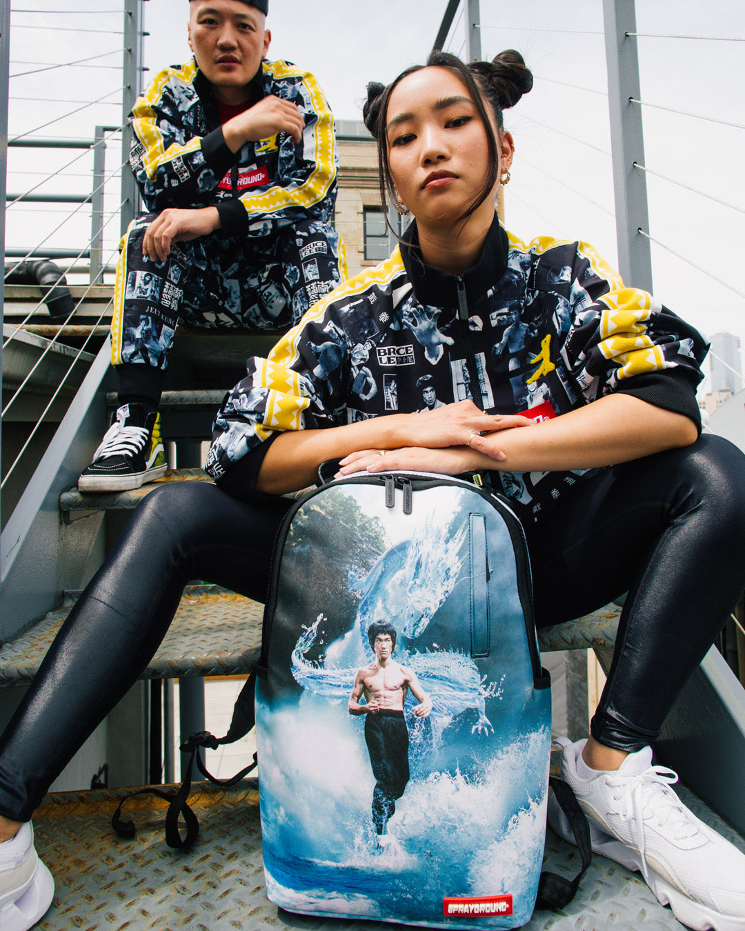 SPRAYGROUND Bruce Lee Water Dragon Backpack (DLXV) — product image 2