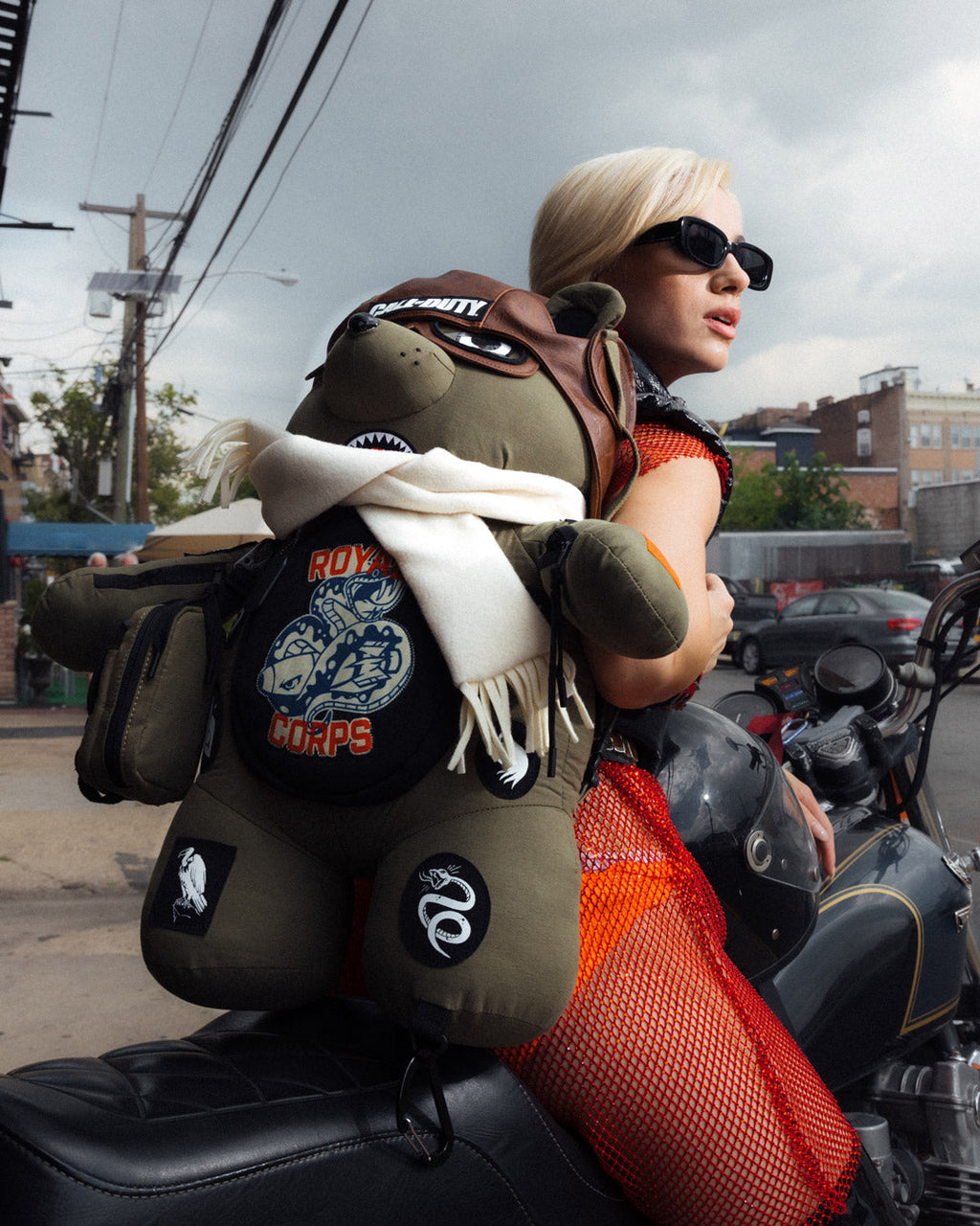 SPRAYGROUND Call Of Duty Aviator Fearless Moneybear Teddybear Backpack — product image 2