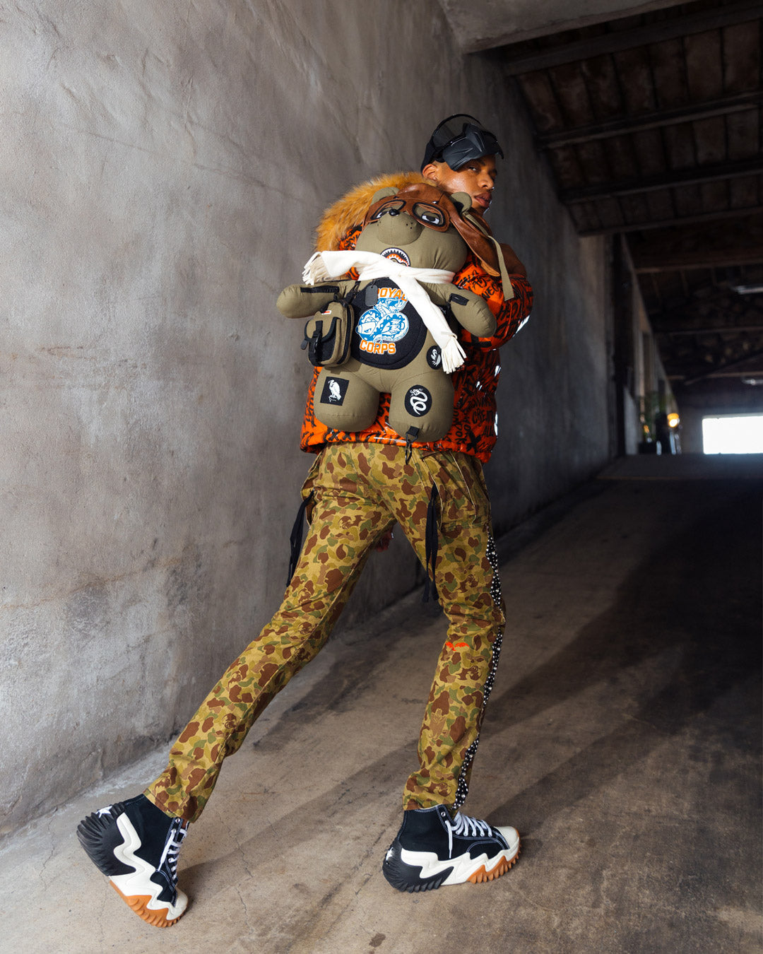 SPRAYGROUND Call Of Duty Aviator Fearless Moneybear Teddybear Backpack — product image 4