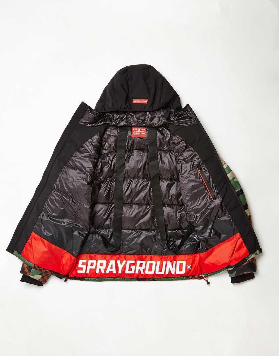 SPRAYGROUND Camo Checkered Puffer — product image 4
