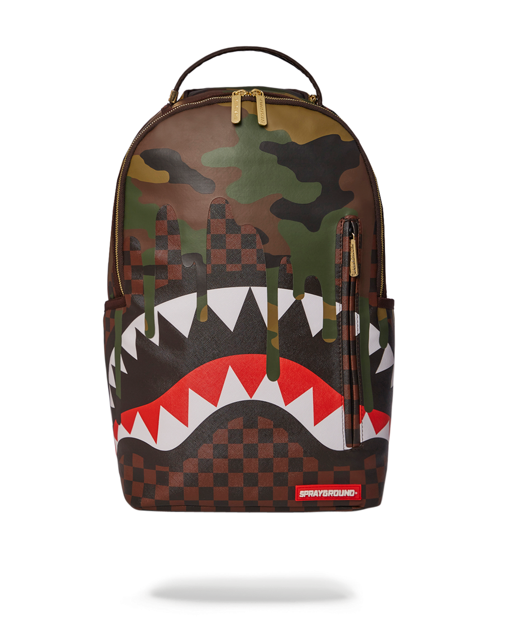 SPRAYGROUND Camo Drip Sharks In Paris Backpack (DLXV) — product image 1