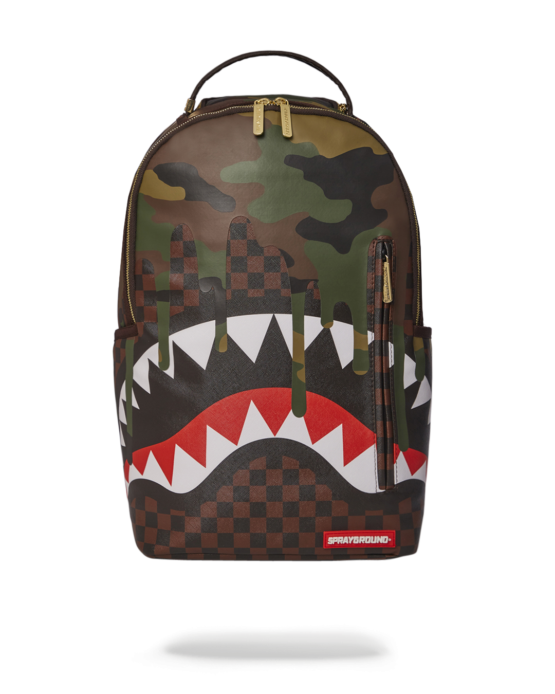 SPRAYGROUND Camo Drip Sharks In Paris Backpack (DLXV) — product image 1