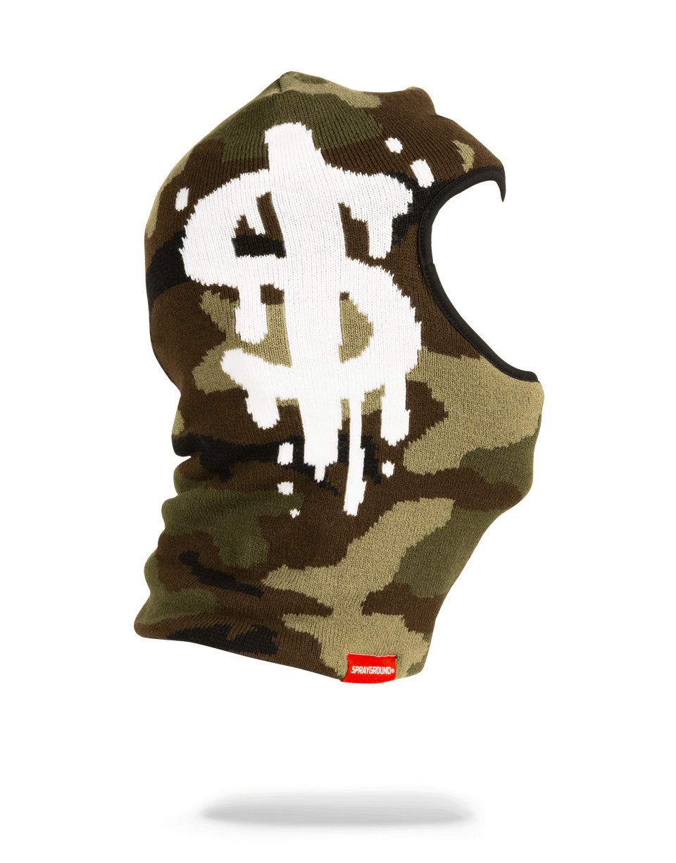 SPRAYGROUND Camo Money Drip Ski Mask — product image 2