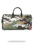 SPRAYGROUND Camo Money Shark Duffle — product image 1