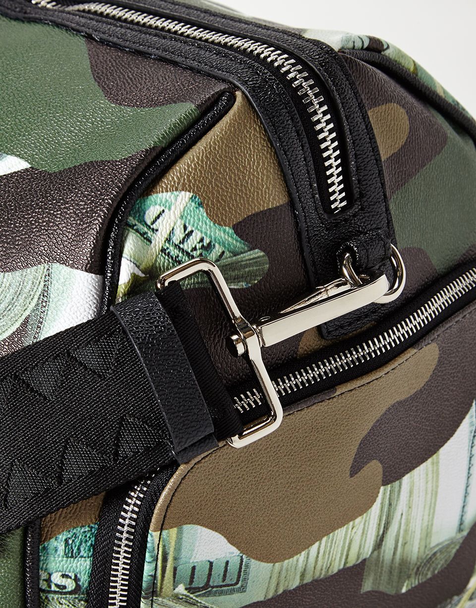 SPRAYGROUND Camo Money Shark Duffle — product image 5
