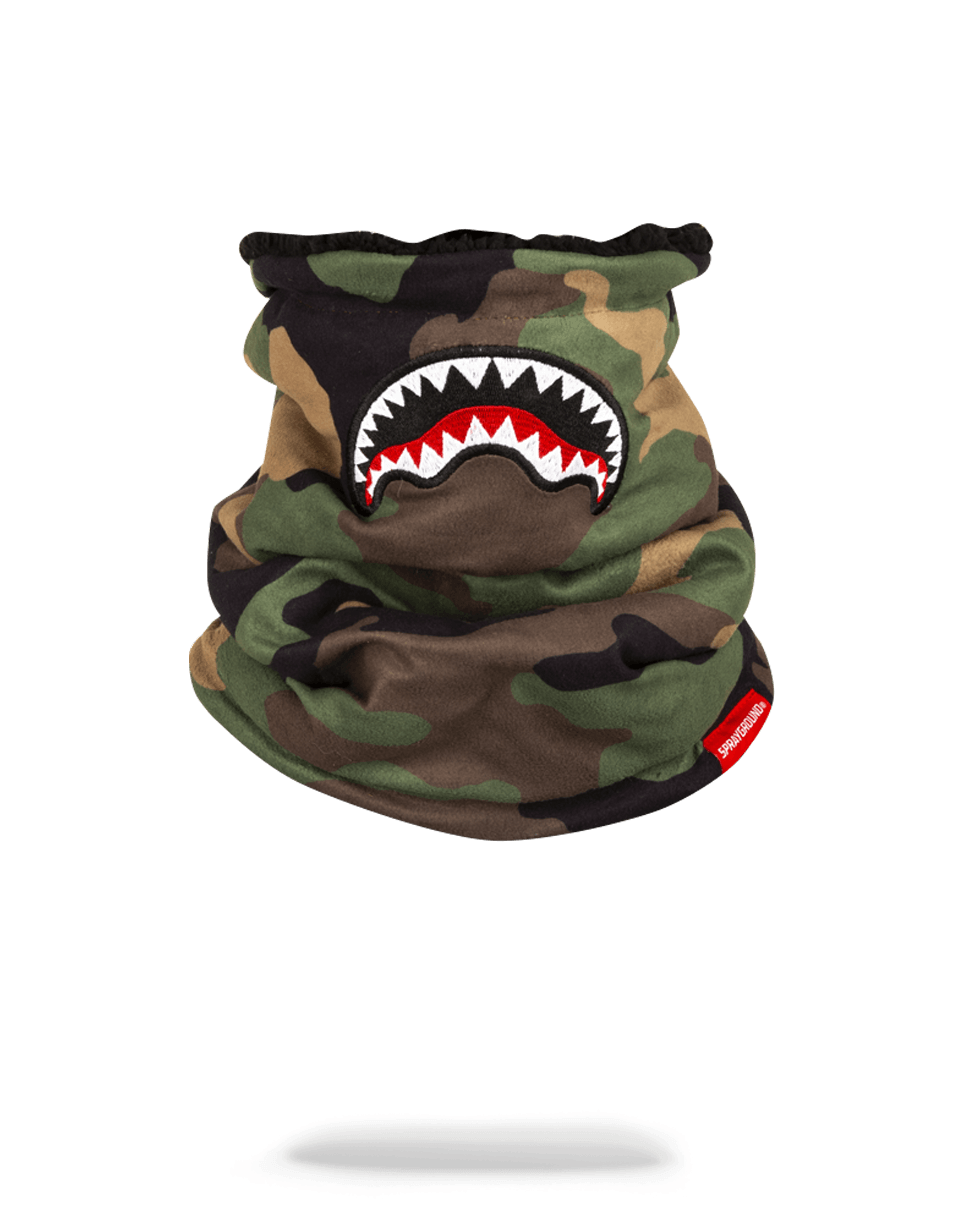SPRAYGROUND Camo Shark Neck Warmer — product image 1