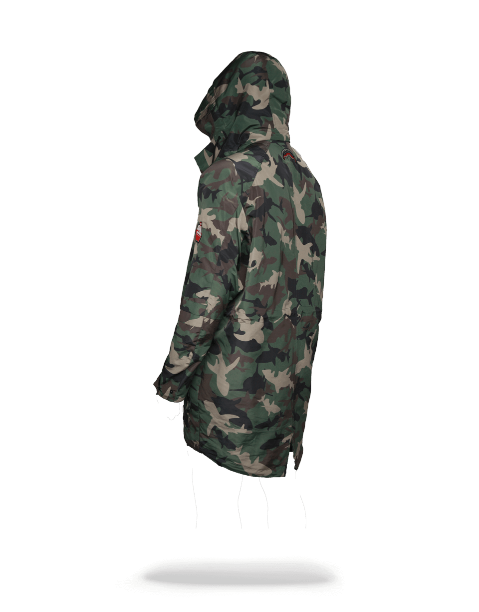 SPRAYGROUND Camo Shark Paratrooper Jacket — product image 5