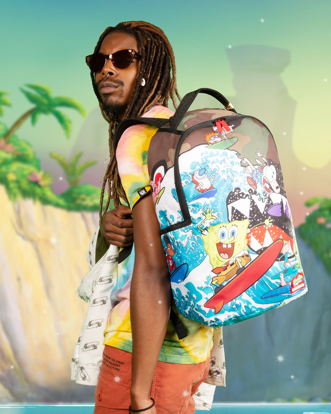 SPRAYGROUND Camokawa 90S Surfers Backpack (DLXR) — product image 2