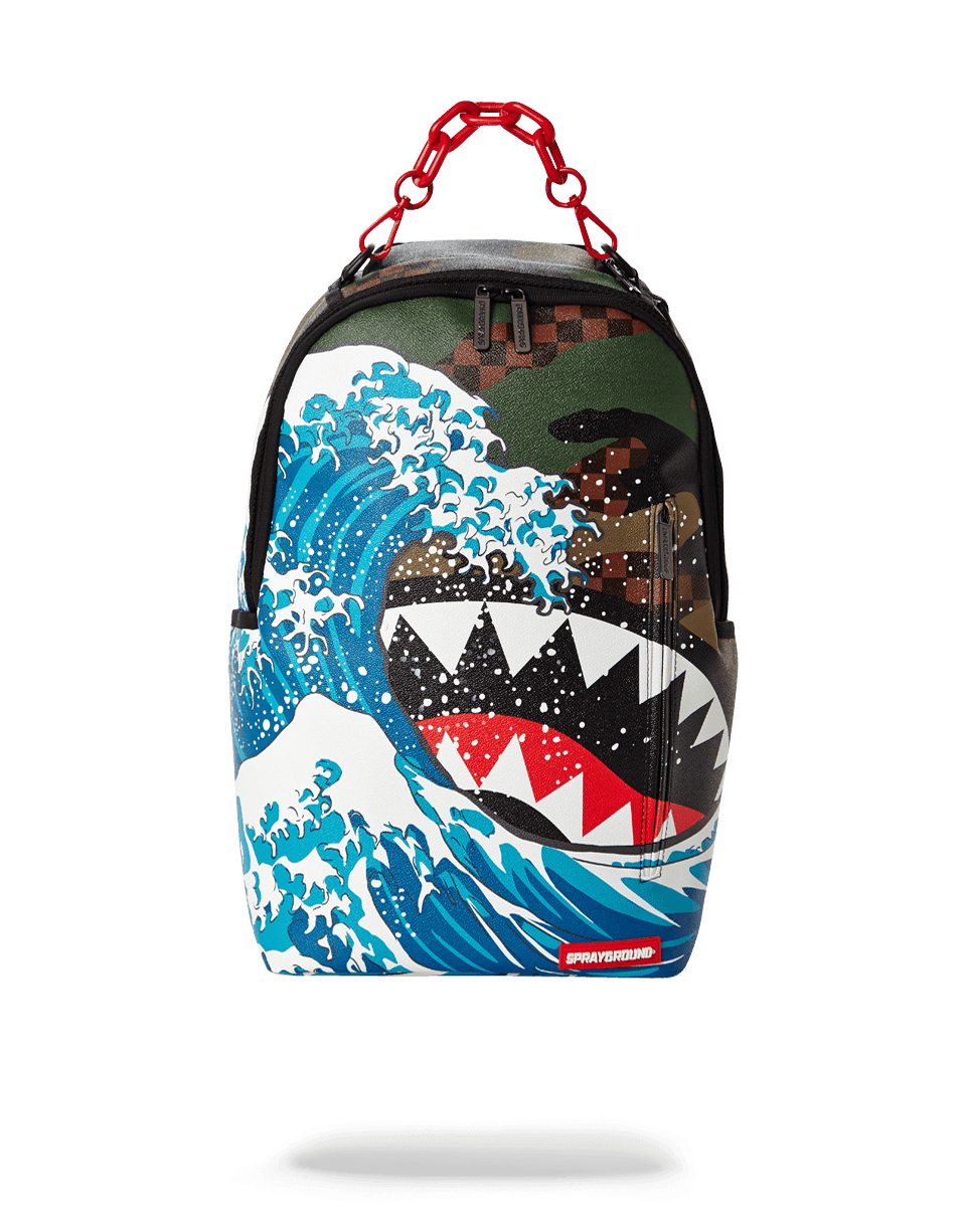 SPRAYGROUND Camokawa Wave Shark Backpack — product image 1