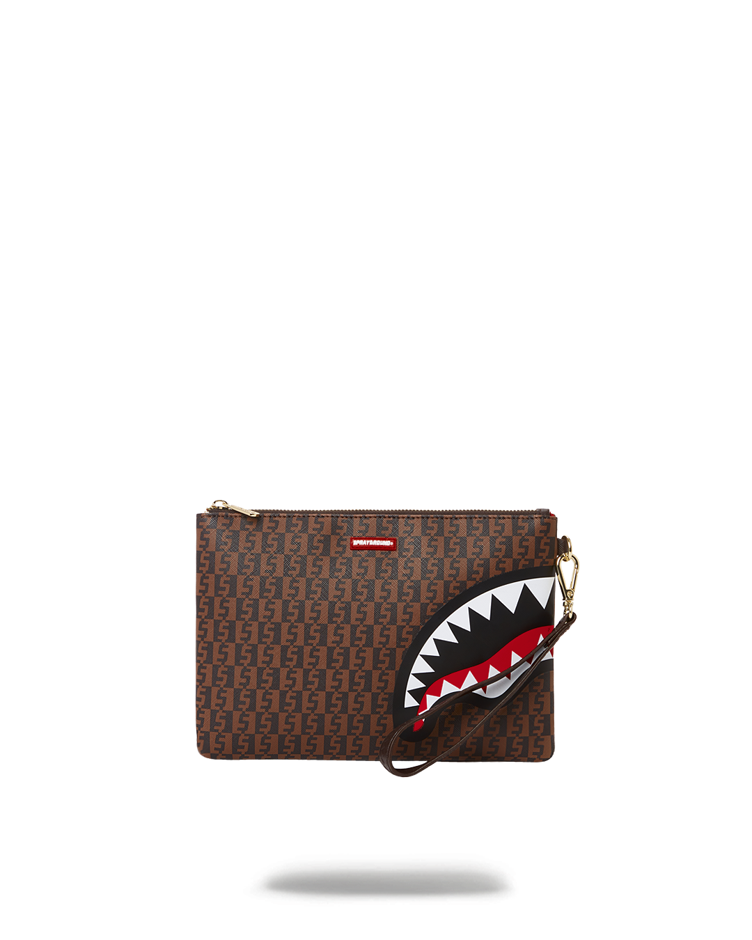 SPRAYGROUND Cashin Checks Crossover Clutch — product image 1
