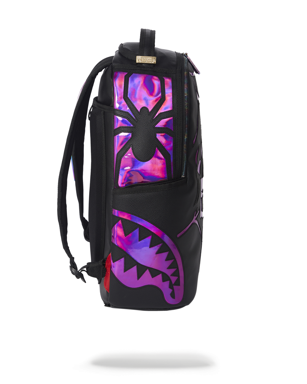 SPRAYGROUND Cazzu Iridescent Cut & Sew Spider Skull Shark Backpack (DLXV) — product image 5