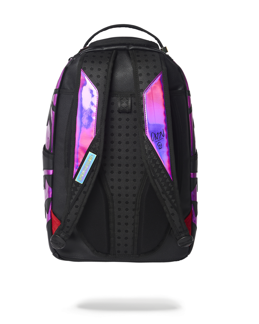 SPRAYGROUND Cazzu Iridescent Cut & Sew Spider Skull Shark Backpack (DLXV) — product image 9