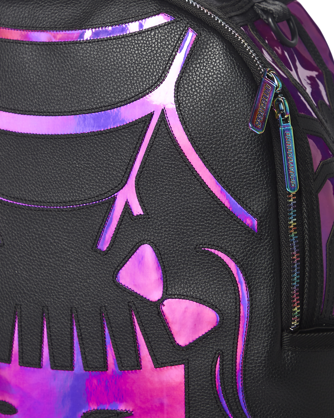 SPRAYGROUND Cazzu Iridescent Cut & Sew Spider Skull Shark Backpack (DLXV) — product image 10