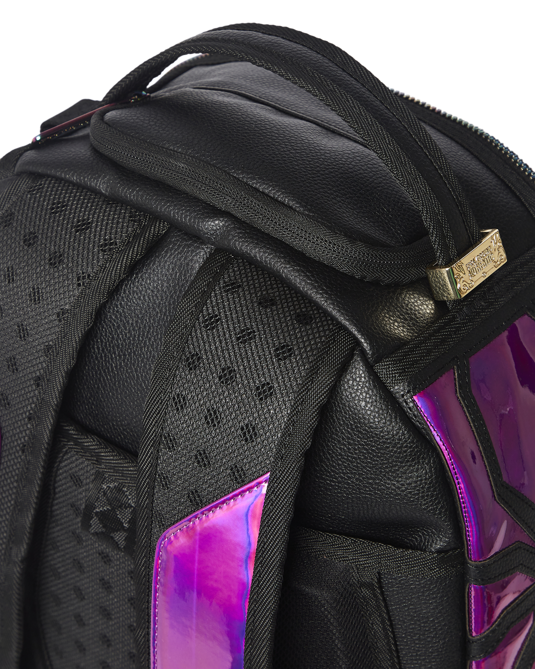 SPRAYGROUND Cazzu Iridescent Cut & Sew Spider Skull Shark Backpack (DLXV) — product image 11