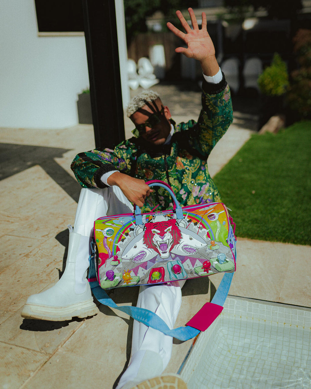 SPRAYGROUND Chaotic Universe Duffle — product image 4
