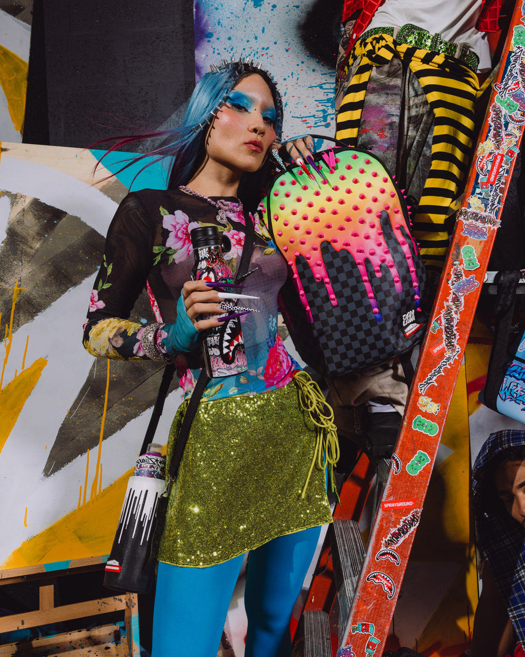 SPRAYGROUND Wynwood Walls Collab Dan Lam Drips Backpack — product image 2