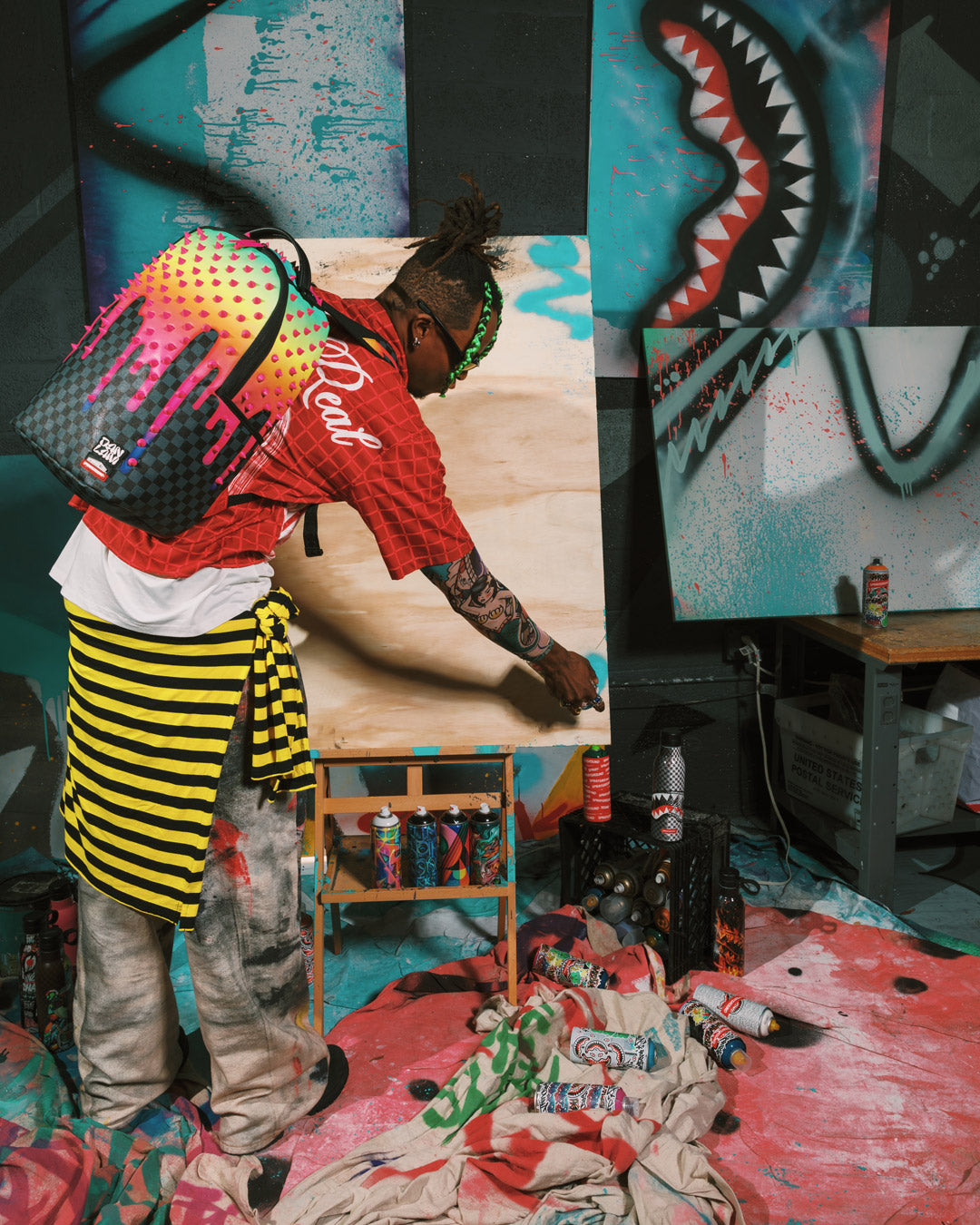 SPRAYGROUND Wynwood Walls Collab Dan Lam Drips Backpack — product image 4