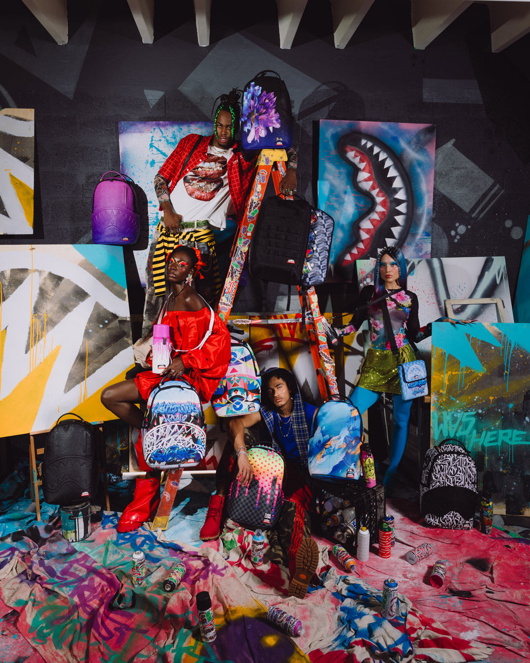 SPRAYGROUND Wynwood Walls Collab Dan Lam Drips Backpack — product image 8
