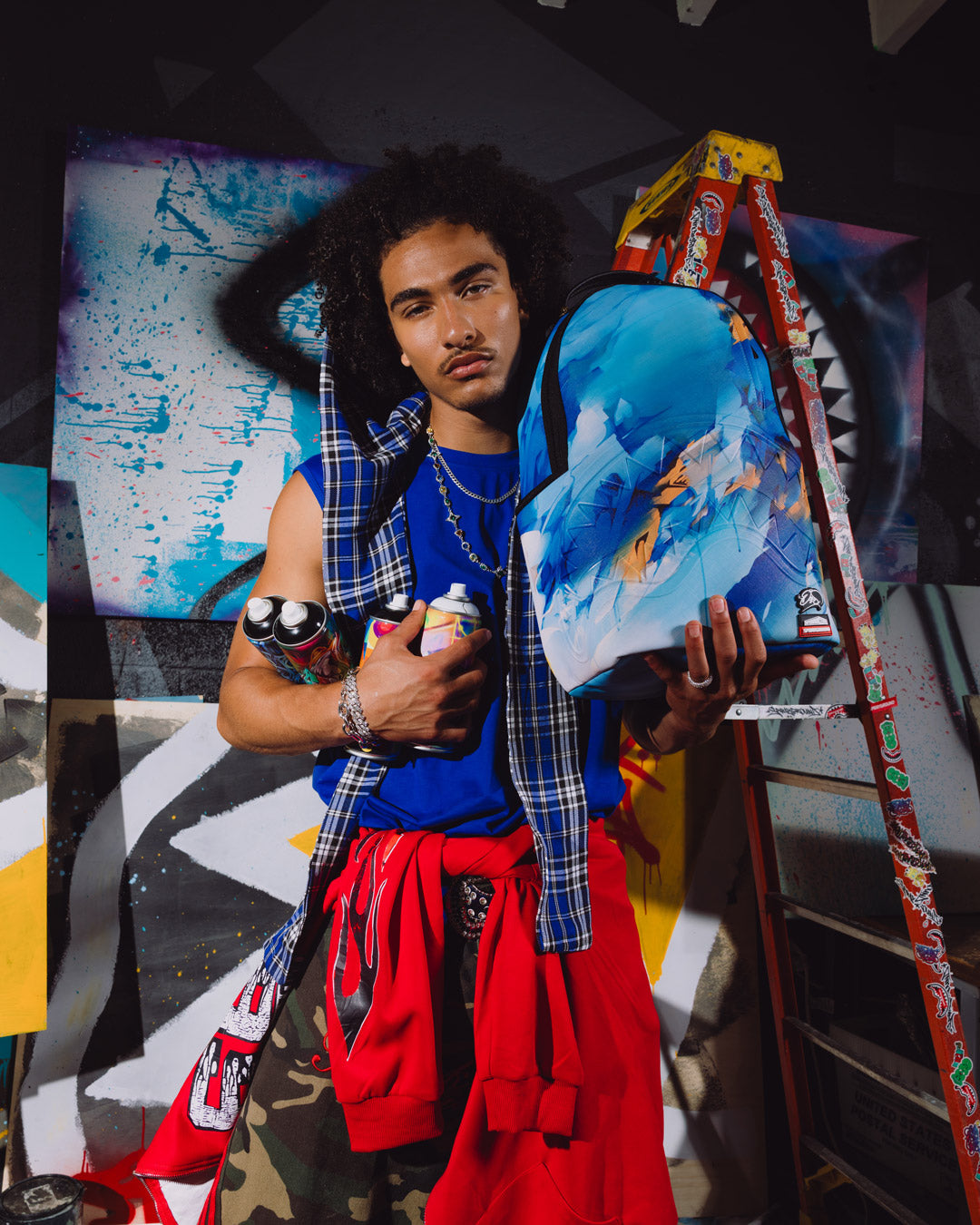 SPRAYGROUND Wynwood Walls Collab Digital Does July Backpack — product image 2