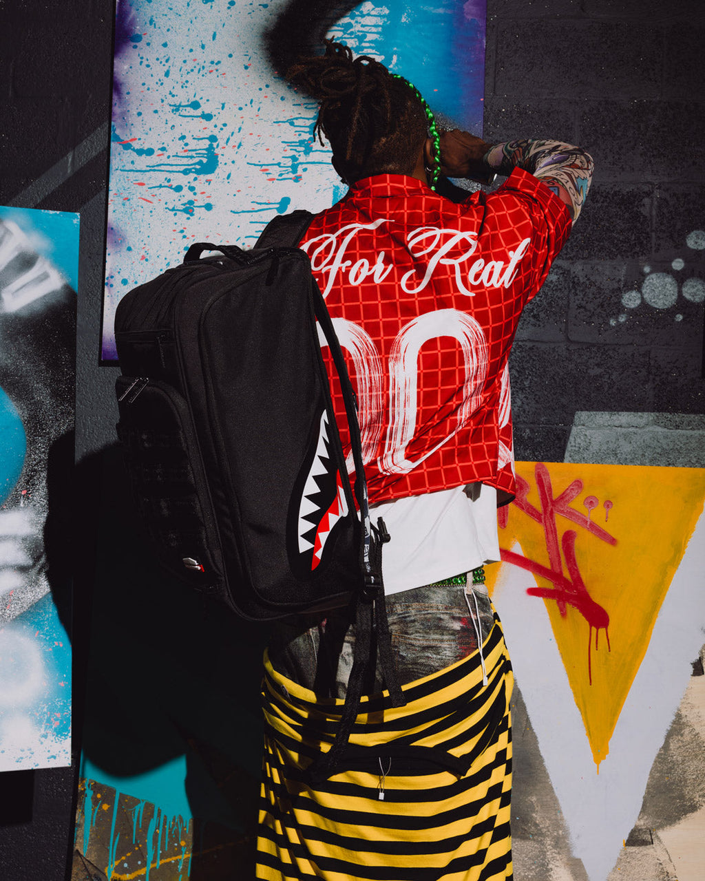 SPRAYGROUND Wynwood Walls Collab Graffiti Utility Backpack (8 Can Holder) — product image 4