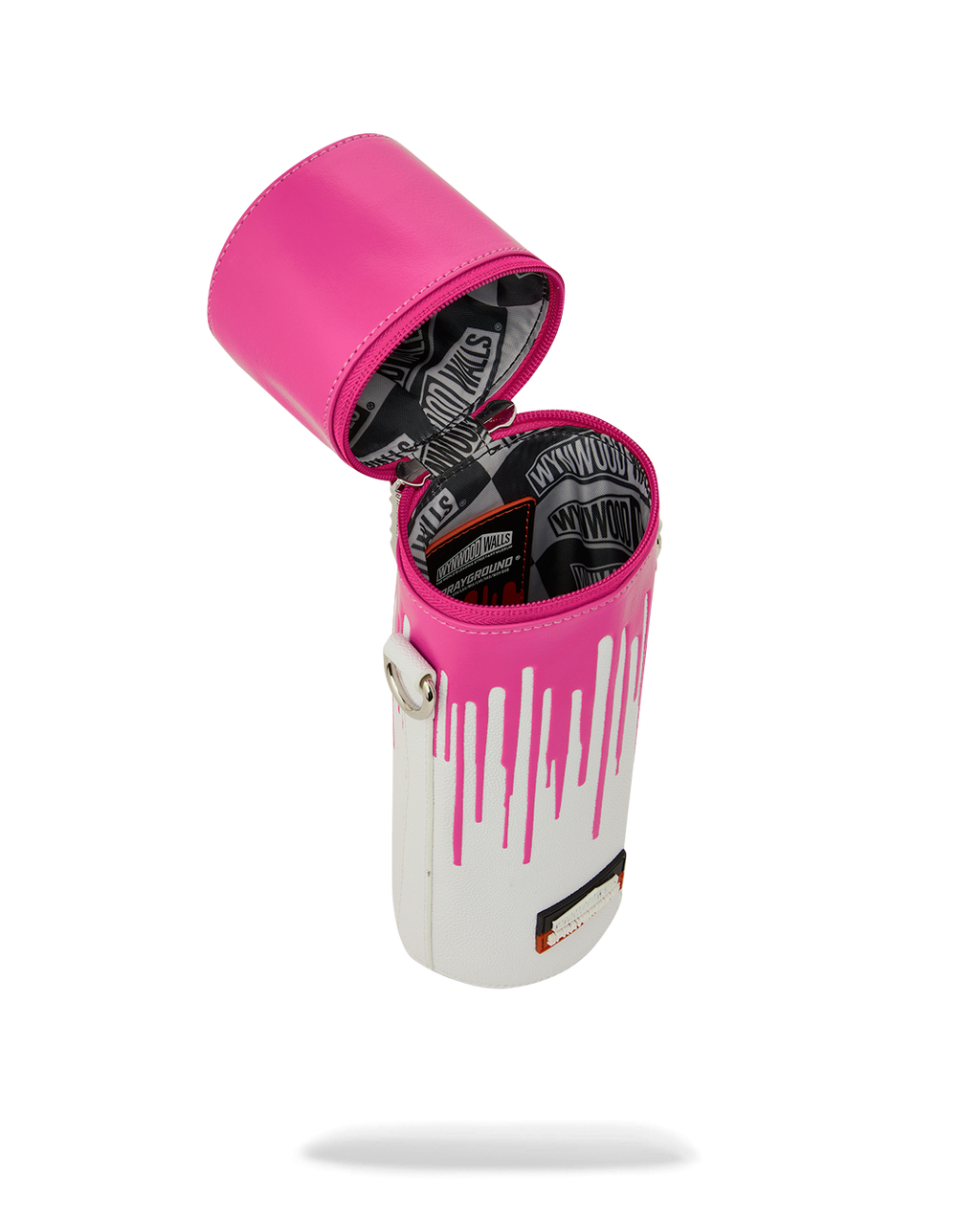 SPRAYGROUND Wynwood Walls Collab Water Bottle Or Spraycan Holder (Wht/Pnk) — product image 5