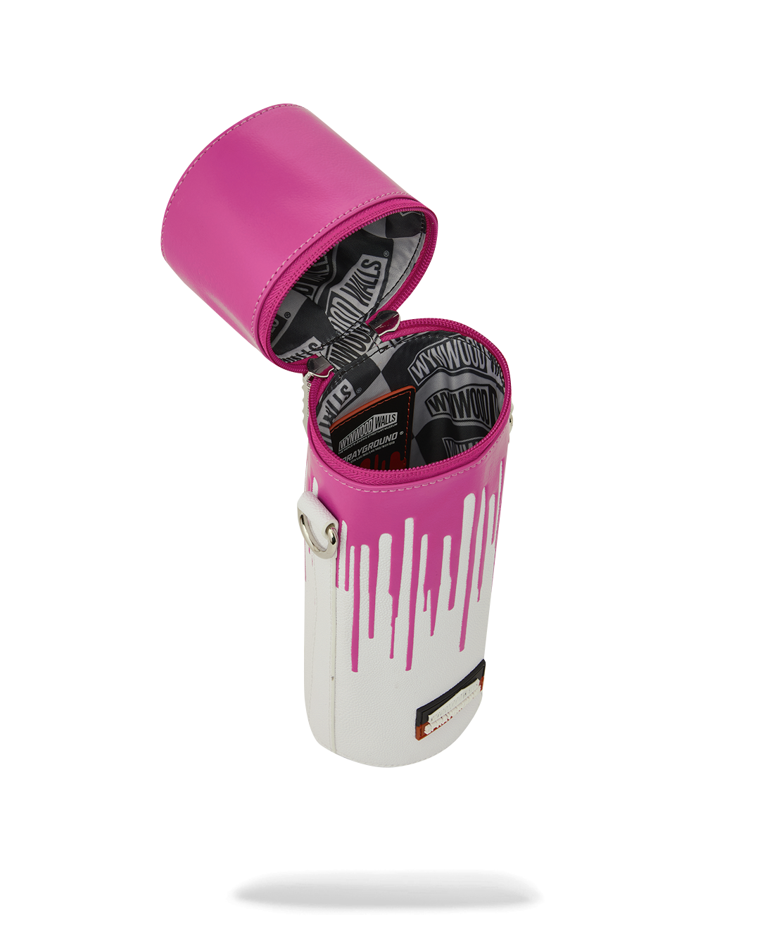 SPRAYGROUND Wynwood Walls Collab Water Bottle Or Spraycan Holder (Wht/Pnk) — product image 5