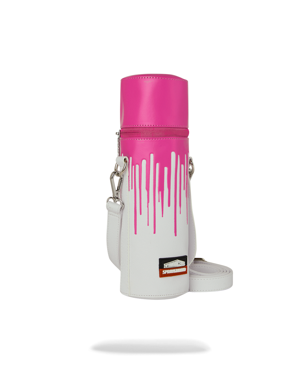 SPRAYGROUND Wynwood Walls Collab Water Bottle Or Spraycan Holder (Wht/Pnk) — product image 9