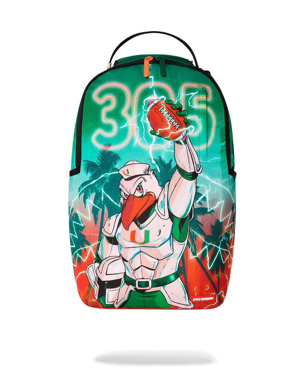 SPRAYGROUND University Of Miami Hurricanes - Touchdown Thunder Backpack — product image 1