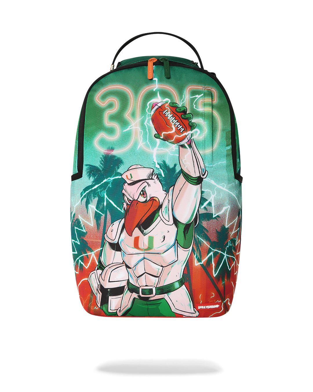 SPRAYGROUND University Of Miami Hurricanes - Touchdown Thunder Backpack — product image 1