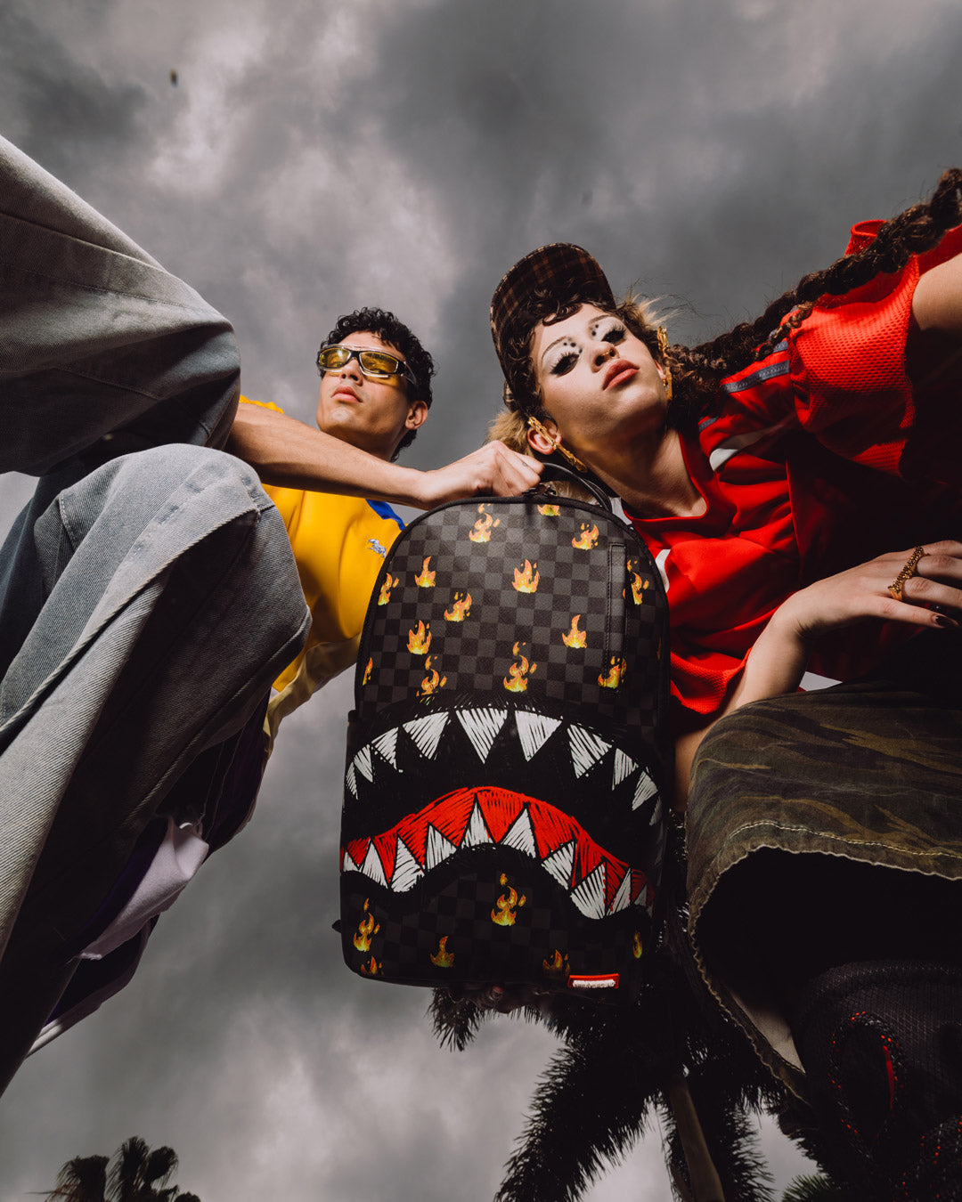 SPRAYGROUND Super Hot Fire Sharks In Paris Backpack — product image 8