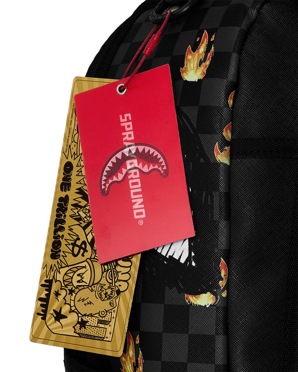 SPRAYGROUND Super Hot Fire Sharks In Paris Backpack — product image 12