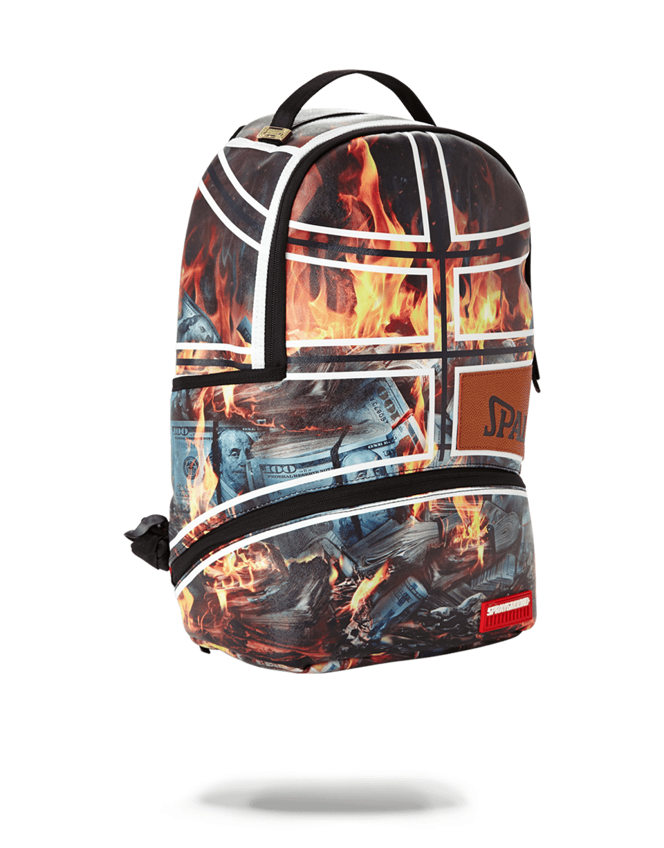 SPRAYGROUND Spalding X SPRAYGROUND Fire Money Backpack — product image 3