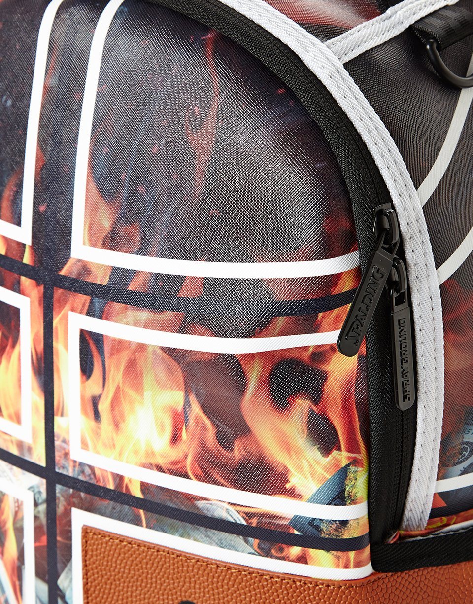 SPRAYGROUND Spalding X SPRAYGROUND Fire Money Backpack — product image 6
