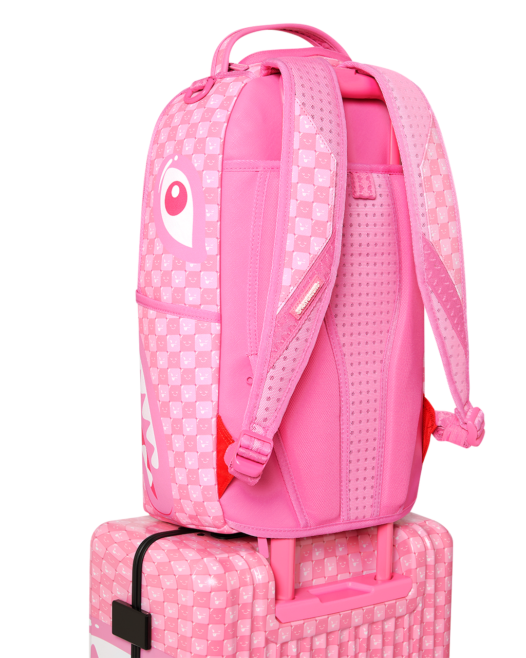 SPRAYGROUND Shinobi Sharks In Paris (Pink) Carry-On Luggage — product image 12