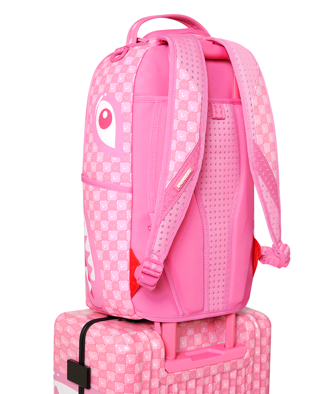 SPRAYGROUND Shinobi Sharks In Paris (Pink) Carry-On Luggage — product image 12