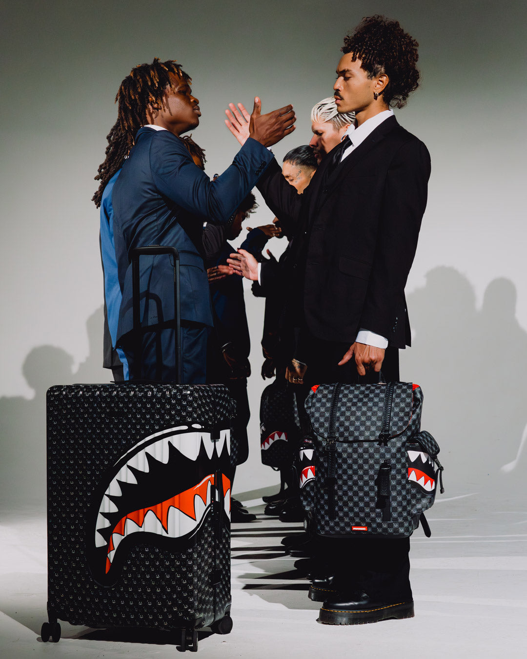 SPRAYGROUND Shinobi Sharks In Paris Full-Size Luggage — product image 2