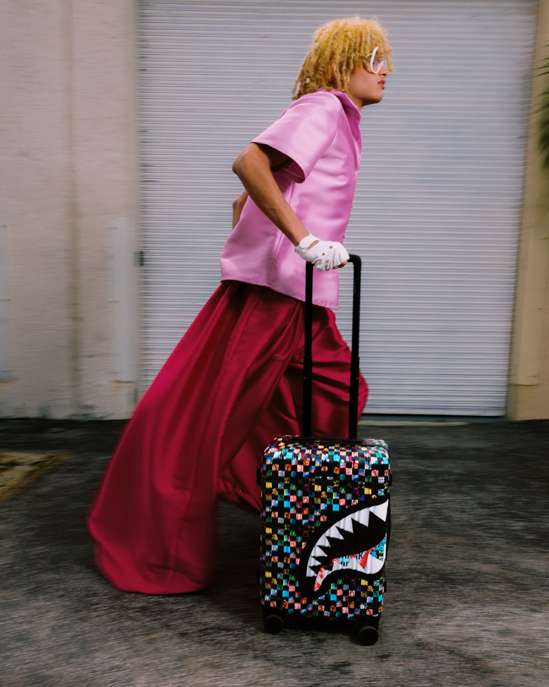 SPRAYGROUND Sharkverse Universe Carry-On Luggage — product image 2