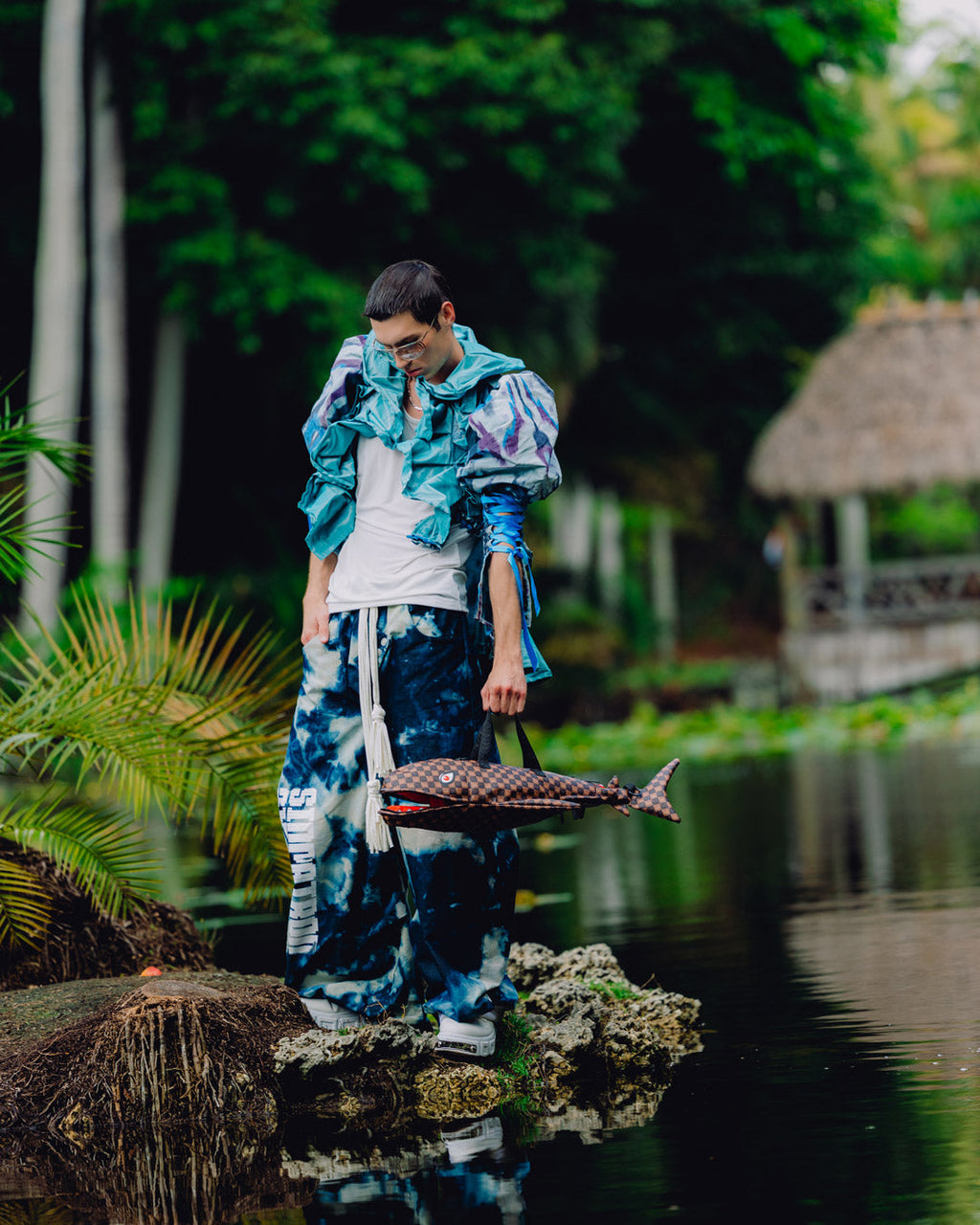 SPRAYGROUND Sharks In Paris Grin & Grind Shark Duffle — product image 6
