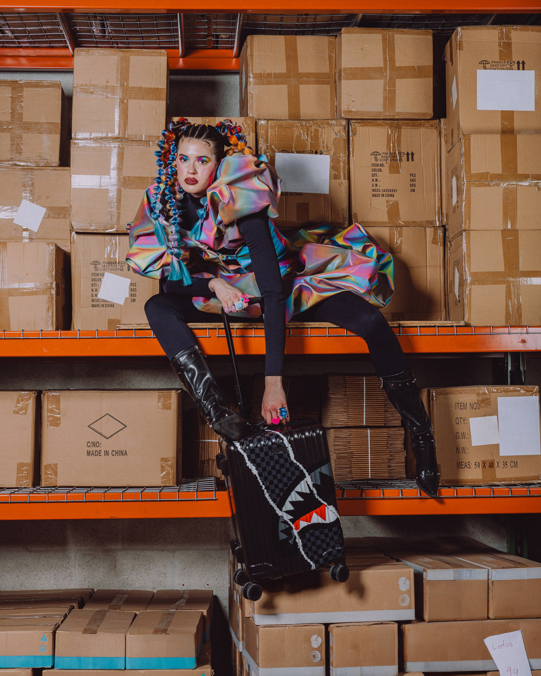 SPRAYGROUND Shark Slash Carry-On Luggage — product image 8