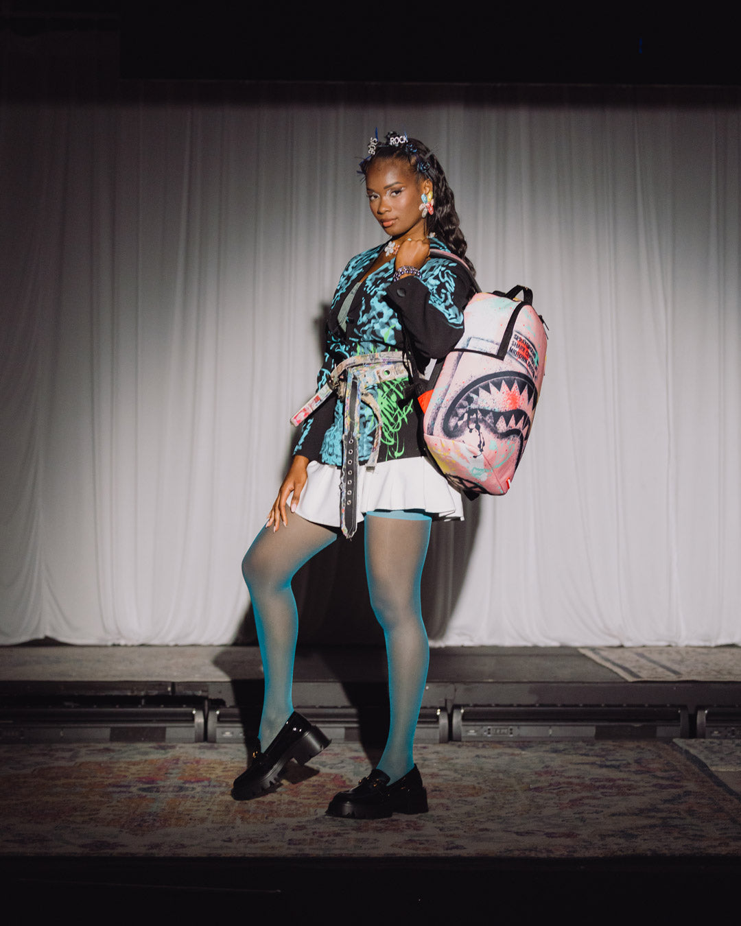 SPRAYGROUND Shark Central Stencil Lab Backpack — product image 4