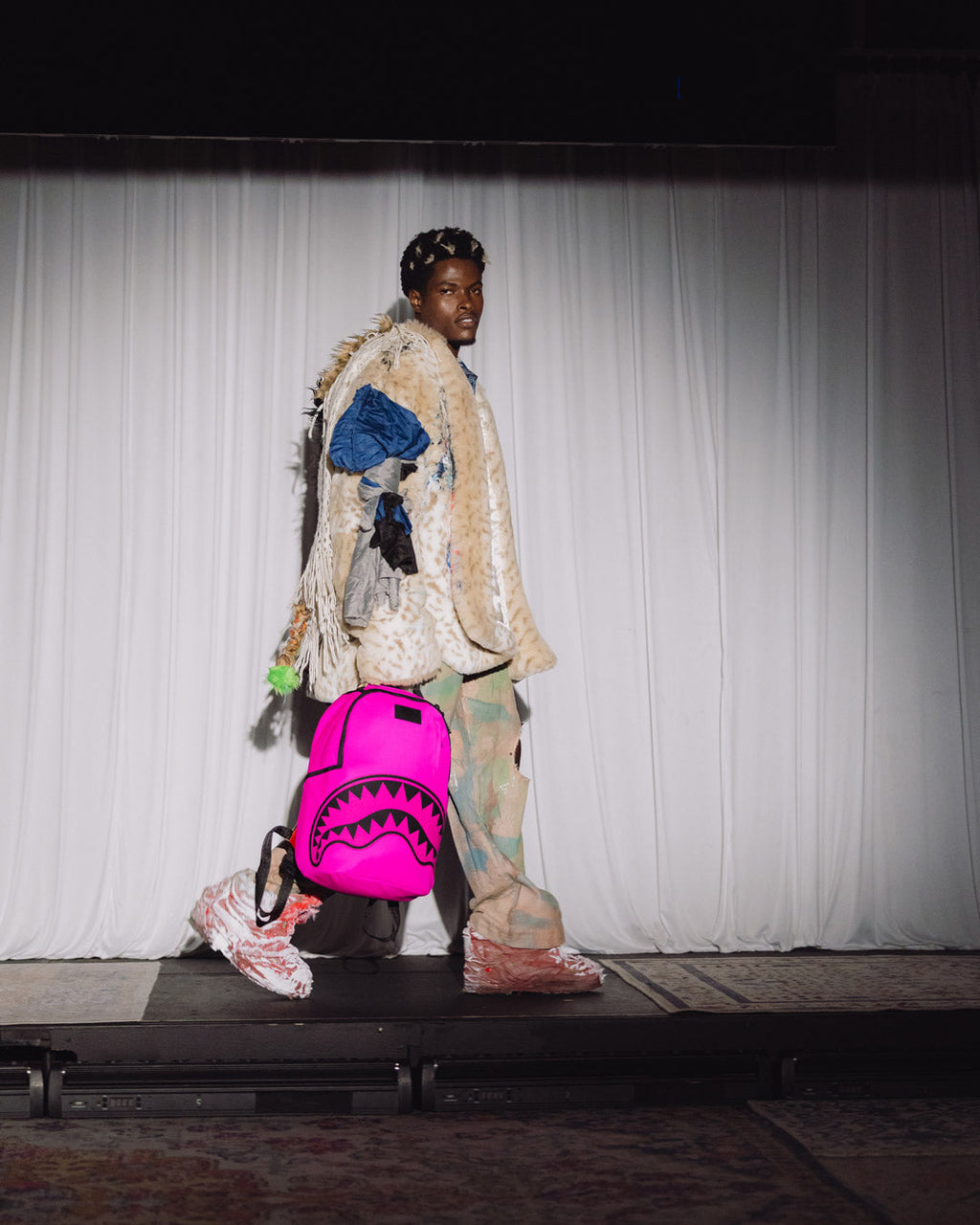 SPRAYGROUND Shark Central 2 Pink Code Backpack — product image 4