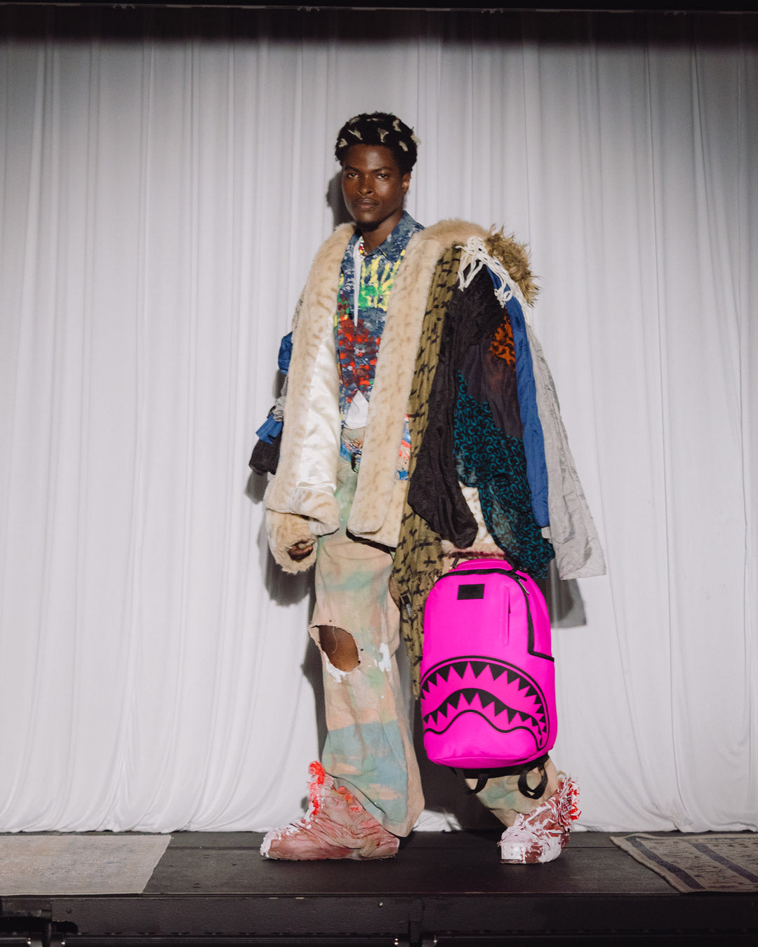 SPRAYGROUND Shark Central 2 Pink Code Backpack — product image 6