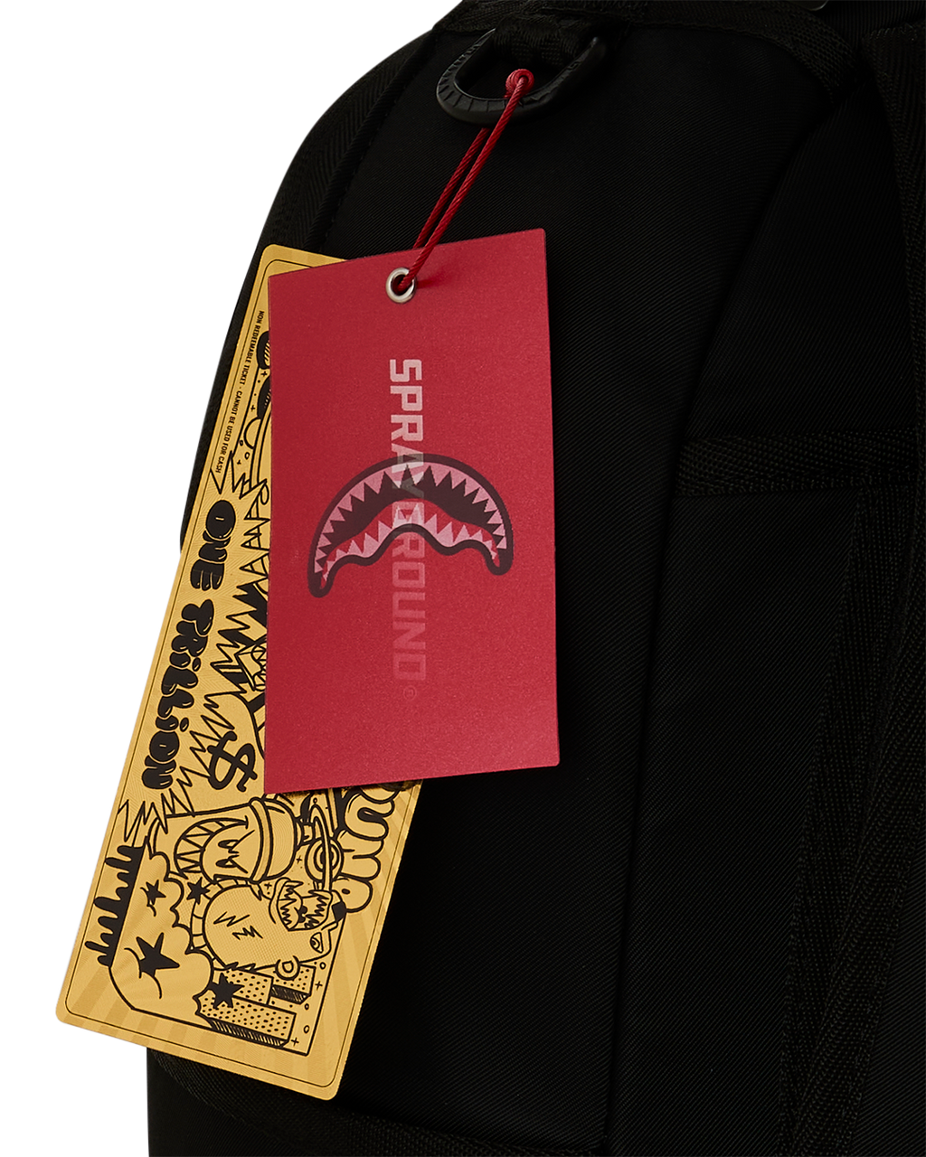SPRAYGROUND Shark Central 2 - Black White Backpack — product image 12
