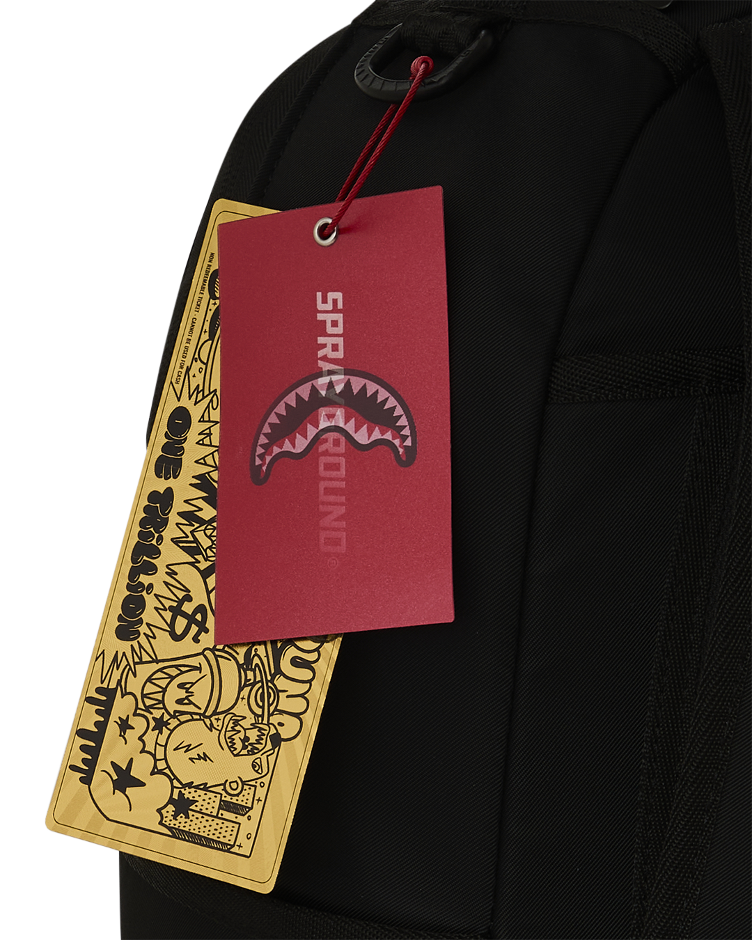 SPRAYGROUND Shark Central 2 - Black White Backpack — product image 12
